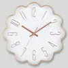 Reloj de Pared Silencioso de 12 Pulgadas (30 cm) con Forma de Flor, Reloj Digital 3D Tridimensional de Moda Creativa para Sala de Estar, Reloj Simple, Venta al por Mayor