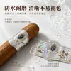 Parche de reparación a prueba de explosiones con lámina de plata láser para reparación de cigarros, capa de cigarro reforzada, punta de cigarro brillante, diseño de logotipo personalizado