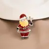 Z1236 Broches Europeos y Americanos Más Vendidos, Broches de Corona Navideña, Papá Noel, Broches de Árbol de Navidad al por Mayor