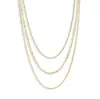 Cadena de Hueso de Serpiente Transfronteriza Europea y Americana Cadena para Clavícula Cadena Estilo Apilamiento de Moda Cadena de Caja Metálica Cadena Retorcida Collar