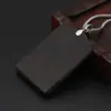 Joyería de moda de plata de ley S925 al por mayor Colgante de cadena para suéter de marca de ébano cuadrado de carpa de loto para hombres y mujeres para personas mayores