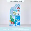 Cenário de Montagem de Evento com Tema de Verão Display de Loja em Shopping de Verão Decoração de Prancha de Surf Fundo de Decoração com Placa Kt
