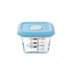 Vidrio Borosilicato Alto Infantil Comida para Bebé Suplementaria Conservación Caja Tazón Almacenamiento Congelado Huevos al Vapor Cubierta de Silicona Sellado Alta Temperatura Microondas
