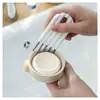 Cepillo para tapa de taza cepillo para huecos de teclado cepillo para tapa de taza rizada peine para cojín de aire cepillo de limpieza ranura de tapa de botella hueco cepillo multiusos
