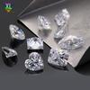 Venta Caliente Transfronteriza Alta Calidad Premium Blanco Color D Forma Irregular de Huevo Esmeralda Marquise Piedra sin Cortar sin Cinto