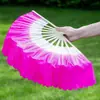 Abanico Danza del Abanico Accesorios de Performance para Danza del Abanico Niños Yangko Baile Cuadrado Doble Cara Un Par de Manos Izquierda y Derecha Leften