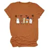 Tienda Independiente de Amazon Camiseta Casual Cómoda Divertida para Mujer Enfermera Fantasma Estetoscopio Parche Hemostático Cuello Redondo Manga Corta