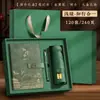Caderno A5 Personalizável com Logo, Conjunto de Caixa de Presente Bloco de Notas Estilo Chinês, Lembrança, Caderno com Fivela Flor Janela Hot Stamping