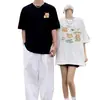 Camisetas de Verano a Juego para Pareja [Algodón Puro Peinado] Nuevo Estilo 2026 Súper Populares Camisetas de Manga Corta de Oso de Mantequilla para Mujer