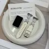 Correa de reloj Compatible con Huawei Band 11 Pro, correa con patrón de trébol de cuatro hojas y lichi para 8/9/10 NFC, pulsera para mujer, lujo ligero