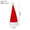 Gorro de Papá Noel para botella de cerveza Vajilla de Navidad bolsa de almacenamiento para tenedor cuchara cuchillo Suministros para decoración de mesa de fiesta