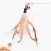 Venta al por mayor de suministros para mascotas: Caña de Juguete con Alambre, Caña de Juguete para Gatos, Caña de Juguete con Plumas, Suministros para Jugar con Gatos