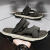 Beijiang Wolf Sandálias Masculinas Verão Nova Moda Exterior Casual Sandálias de Condução Mais Fácil para Combinar Desgaste Resistente Esportes Antiderrapante Praia