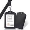 Tarjeta de Identificación de Empleado de Gama Alta Portatarjetas de Insignia Personalizado Lanyard para Insignia Insignia de Trabajo Portatarjetas de Identificación Tarjeta de Identificación de Trabajo Portatarjetas de Cuero