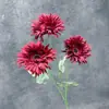Flores de Hibisco Artificiales de 3 Cabezas para Decoración del Hogar, Decoración de Sala de Estar, Accesorios para Fotografía de Gerbera, Adornos de Flores Falsas Transfronterizos al por Mayor