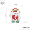 Adorno de Mesa Giratorio Divertido de Mahjong Estilo Chino, Regalo Creativo de Año Nuevo para la Prosperidad y Reuniones Anuales