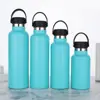Garrafa Térmica Amazon Estilo Americano com Boca Larga, Copo de Água Esportivo de Aço Inoxidável 304 de Grande Capacidade, Garrafa de Água para Ciclismo e Montanhismo ao Ar Livre