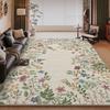 Alfombra Estilo Temu para Sala de Estar, Resistente a Manchas, Fácil de Cuidar, Lavable a Máquina, Alfombra Plegable de Imitación Cachemira para Dormitorio, Venta al por Mayor Transfronteriza