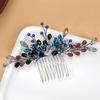 Accesorios para el cabello con diamantes de imitación de estilo coreano, peineta nupcial con diamantes de imitación, tocado hecho a mano, venta al por mayor