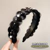 Diadema de peluca de trenza twist de espiga para mujer, diadema de moda de alta calidad, postizo, adorno para la cabeza, horquilla de moño alto