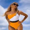 Trajes de baño europeos y americanos 2024 para mujer, comercio exterior transfronterizo, Amazon AliExpress, bikini de una pieza, bikini con costuras.