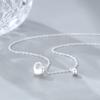 Colar Bola Satisfativa Prata Esterlina S925 Bing Prata Tuo Zi Elegante Nicho Joias Personalizado Corrente Clavícula Feminina