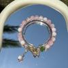Pulsera Año Nuevo del Dragón 2024 para Mujer Pulsera Imitación Cinabrio Bollo de Dragón Nuevo Estilo Chino Joyería Estilo Chino Año del Dragón