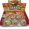 Hambúrguer Expressão Engraçada Squishy Brinquedo de Rebound Lento Gadget para Alívio de Estresse Batata Frita Fofa Porquinho Donut para Alívio de Estresse