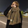 Bufanda para Invierno Estudiantes Chicas de Preparatoria Chicas de Secundaria Sentido Otoño e Invierno Bufanda a Cuadros para Hombres Estilo Japonés Engrosada Cálida