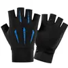 Guantes de seda de hielo de dos dedos para fugas de verano, guantes para deportes al aire libre, pesca, medio dedo, seda de hielo, guantes de entrega, venta al por mayor