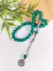 33 Perlas de Oración Turquesa Misbaha 10mm Perlas de Oración Tasbih