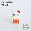 Palomitas de Animales 3D Simuladas Lindas Mascotas Creativas Accesorios DIY Colgante Hecho a Mano Adornos Pequeños de Escritorio Decoraciones