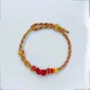 Pulsera trenzada de [Cuerda Colorida del Festival del Bote del Dragón] Nudo Plano Ajustable para Niños, Bebés y Adultos, Empaquetada Individualmente