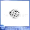 Pandora cobre branco 925 prata esterlina contas diy2022 Dia das Mães novo pingente em forma de coração de amor decoração de cordão de urso