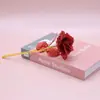 Ramo de Rosas de Lámina de Oro 24K, Flores Artificiales Eternas, Regalo de San Valentín Cumpleaños, Regalo de Navidad, Hecho a Mano