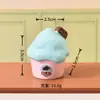 Chaveiro Criativo de Sorvete de Frutas Coloridas de Verão Pingente Casa de Bonecas DIY Feito à Mão Mini Enfeites de Mesa