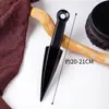 Adorno de adaga de obsidiana bruta natural, faca de adereço esculpida à mão, peça de mão, decoração de presente de inauguração de casa para mesa