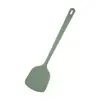 Comercio Exterior Utensilios de Cocina Espátula de Silicona para Sartenes Antiadherentes, Espátula de Silicona Resistente a Altas Temperaturas, Espátula de Cocina y Cuchara para Freír Integradas