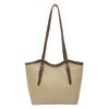 Bolsa de Mão Grande Capacidade para Mulheres de Comércio Exterior Europeia e Americana Novo Modelo 2025 Bolsa de Ombro para Estudante Universitário Bolsa Tote para Levar na Mão para o Trabalho para Mulheres