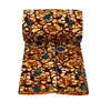 Tela Batik Estampada de Poliéster Africano Tela Marrón Africana para Ropa Hilo Teñido para Ropa Textil para el Hogar Moda