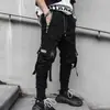 Overol para Hombre con Pie de Tobillo Marea Nacional Calle Alta Funcional Calle Americana Hip Hop Marca de Moda Pantalones de Moda con Múltiples Bolsillos Oscuros
