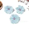 Guirlanda de Flores de Seda Artesanais Flor Estrela Crisântemo Pequeno Simulada Acessórios de Cabelo Materiais para Roupas Decoração de Arranjo de Flores para Fundo de Casamento