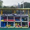 Marco de bicicleta de equilibrio para niños, cesta de bloques de construcción, gabinete de juguetes móvil, estante para colchonetas de gimnasia, estante de almacenamiento para triciclos de exterior para jardín de infantes