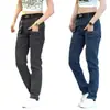 Moda reta simples cintura média-alta japonesa jeans novo moda jovem moda verão moda calças masculinas atacado