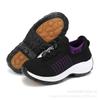 Explosiones Transfronterizas Zapatos de Mujer Antideslizantes Mejorados Talla Grande Zapatos para Madres Zapatos tipo Calcetín Casual Tejido Volador Zapatos de Mujer Zapatos que se Mueven para Mujer