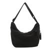 Bolso bandolera de hombro de color sólido simple y moderno para mujer 2024 principios de primavera nuevo estilo coreano bolso casual bolso dumpling para mujer que combina con todo