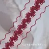 Elástico listo para usar del fabricante 2 cm Fila única Bidireccional Seda de pescado Flor de corona Ropa Lencería Accesorios para el cabello Encaje decorativo Banda elástica