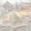 Calcinhas de algodão puro antibacteriano 10A para meninas com entrepernas estendida e jacquard de morango, cuecas respiráveis de cintura média que modelam o quadril para estudantes