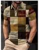 Camisa Polo Casual de Manga Corta con Botones de Comercio Exterior de Verano