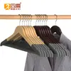 Cabides de Madeira de Alta Qualidade Revestidos com Veludo, Antiderrapantes, Não Deixam Marcas, Anti-Marcas nos Ombros, Cabides Domésticos para Ternos e Roupas